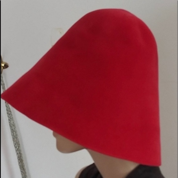 Vintage 60s G. Rossi Montevarchi Red Gumball Hat - Picture 4 of 4